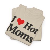 I ❤️ moms | Frontprint | Unisex Fit | Heavy Cotton Tee – Bild 4