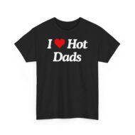I ❤️ hot dads | Frontprint | Unisex | Heavy Cotton Tee – Bild 6