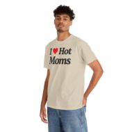 I ❤️ moms | Frontprint | Unisex Fit | Heavy Cotton Tee – Bild 6