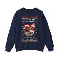 Es ist die Zeit des gebens - also gebe ich auf | Frontprint | Unisex Fit | Crewneck Sweatshirt – Bild 5
