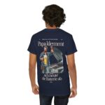 Papa klemmt sich heute die Batterie ab | Backprint | Unisex Fit | Heavy Cotton Tee