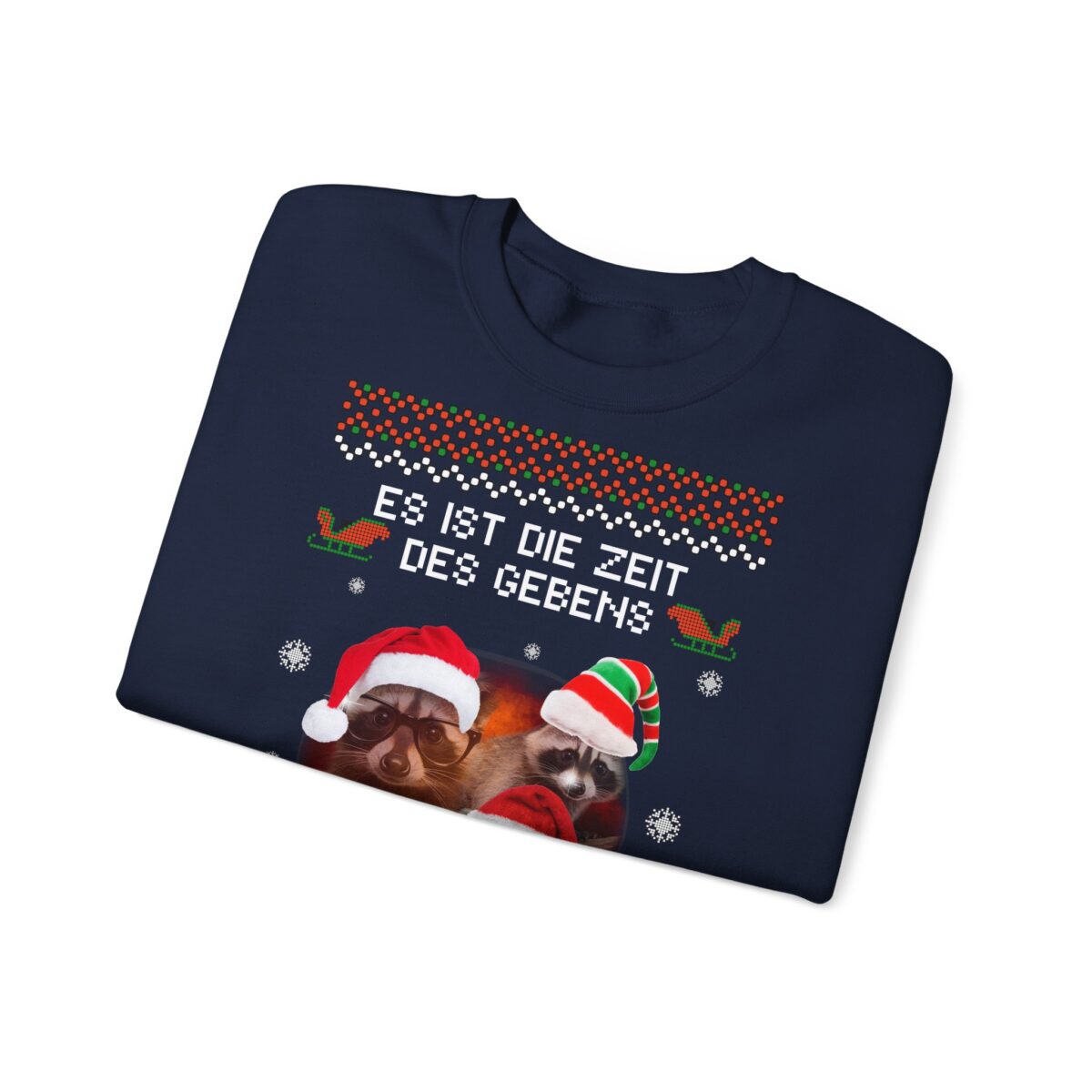 Es ist die Zeit des gebens - also gebe ich auf | Frontprint | Unisex Fit | Crewneck Sweatshirt – Bild 6