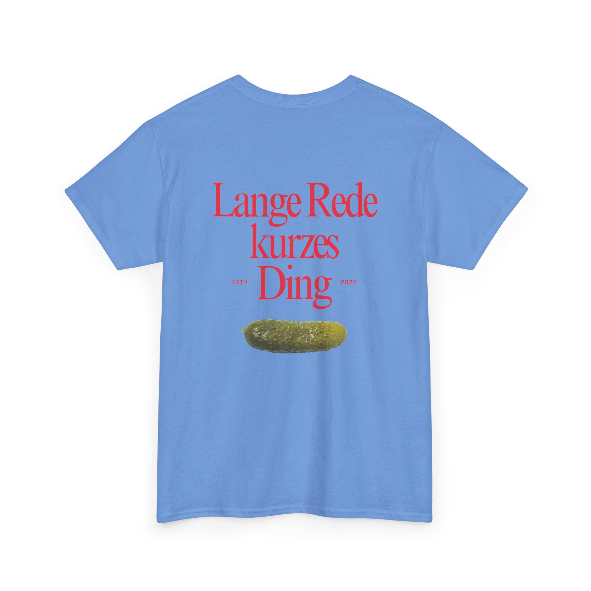 12212830126758585534_2048.jpeg Lange Rede Kurzes Ding | Backprint | Unisex Tee  | Heavy Cotton – Bild 9