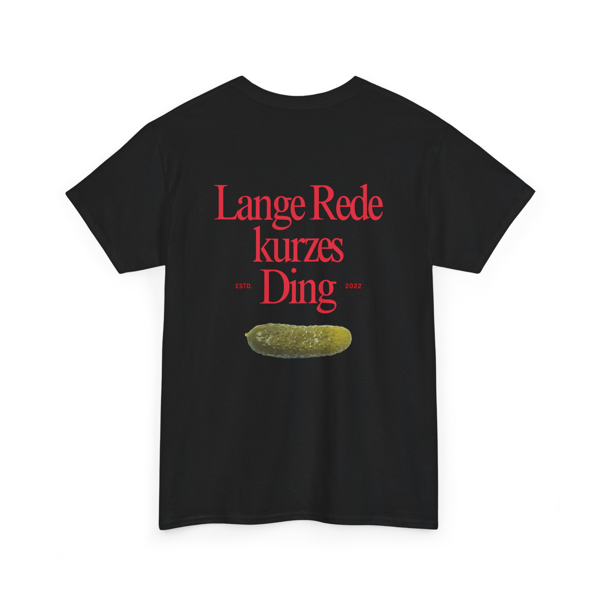 13676020558170854835_2048.jpeg Lange Rede Kurzes Ding | Backprint | Unisex Tee  | Heavy Cotton – Bild 5
