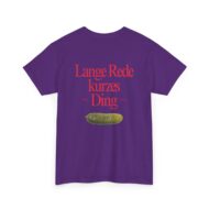 Lange Rede Kurzes Ding | Backprint | Unisex Tee  | Heavy Cotton – Bild 11