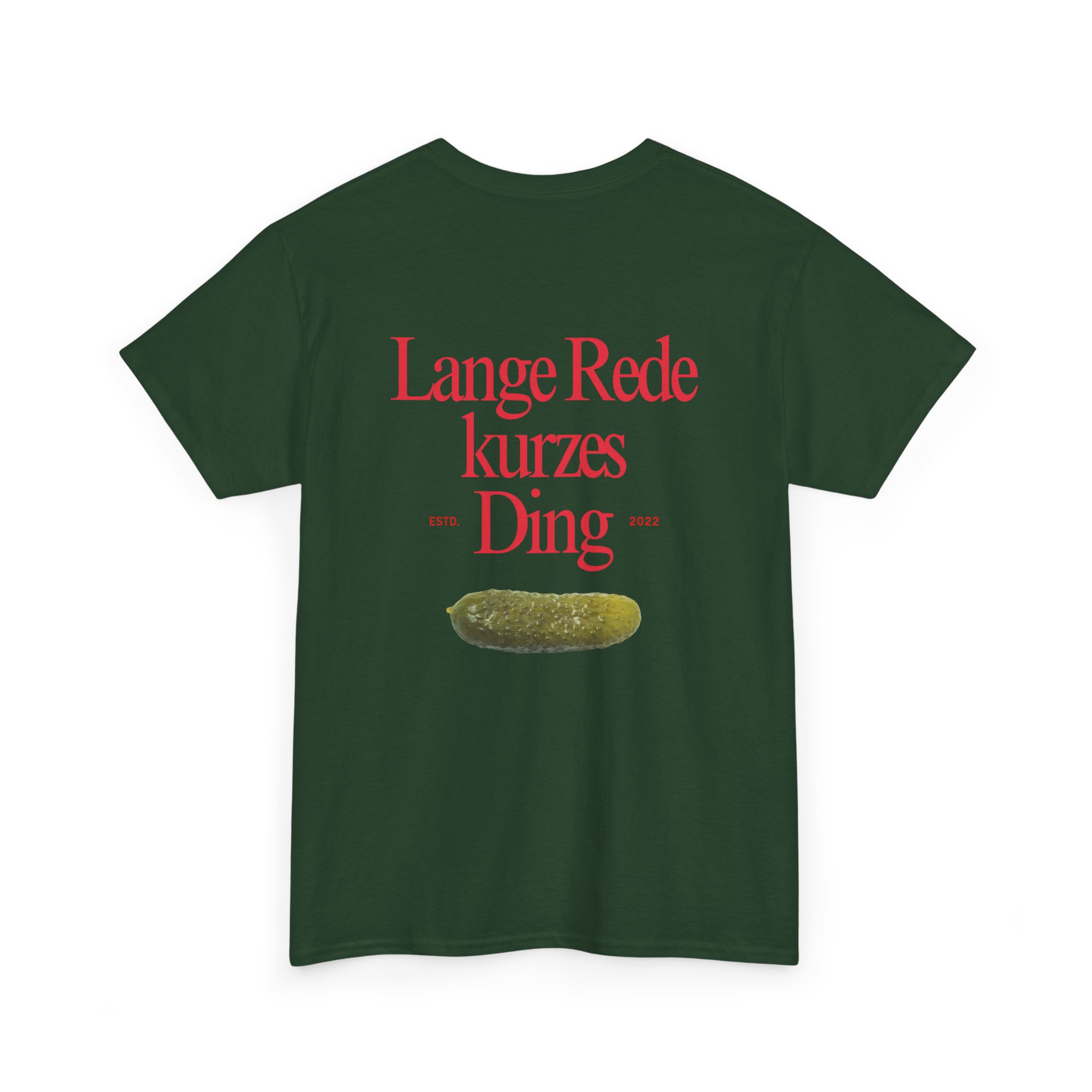 16794001882921331962_2048.jpeg Lange Rede Kurzes Ding | Backprint | Unisex Tee  | Heavy Cotton – Bild 7
