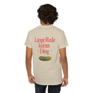 Lange Rede Kurzes Ding | Backprint | Unisex Tee  | Heavy Cotton – Bild 3