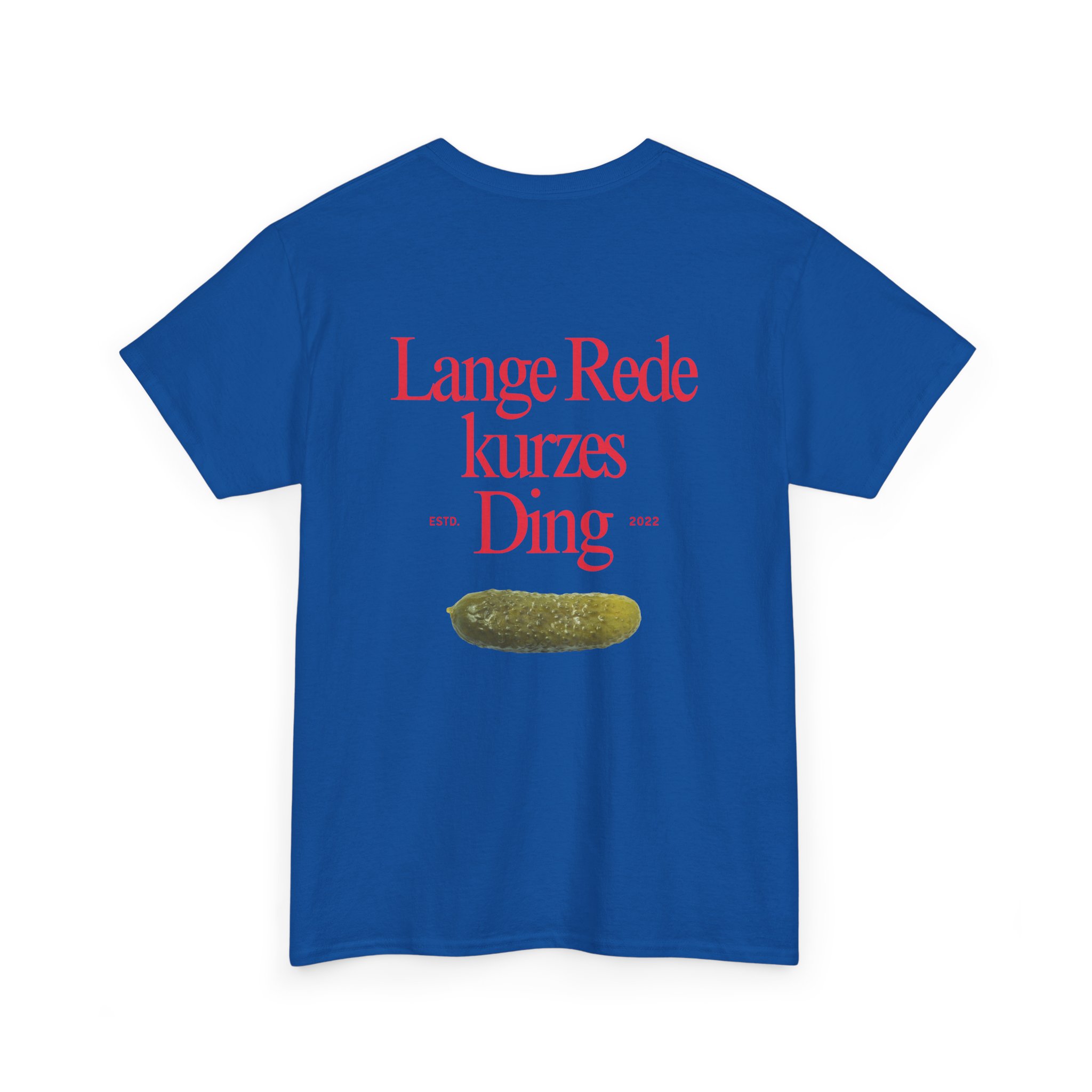 18125953483003464161_2048.jpeg Lange Rede Kurzes Ding | Backprint | Unisex Tee  | Heavy Cotton – Bild 10