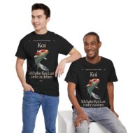 Ich hab Koi Lust mehr zu leben | Frontprint | Unisex Tee  | Heavy Cotton – Bild 8