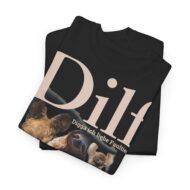 DILF - Digga ich liebe Faultiere | Frontprint | Unisex Tee  | Heavy Cotton – Bild 3