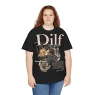 DILF - Digga ich liebe Faultiere | Frontprint | Unisex Tee  | Heavy Cotton – Bild 5
