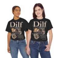DILF - Digga ich liebe Faultiere | Frontprint | Unisex Tee  | Heavy Cotton – Bild 7