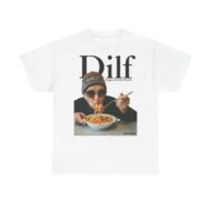 DILF - Digga ich liebe Fusilli | Frontprint | Unisex Fit | Heavy Cotton Tee – Bild 6