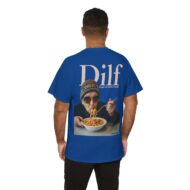 DILF - Digga ich liebe Fusilli | Backprint | Unisex Fit | Heavy Cotton Tee – Bild 27