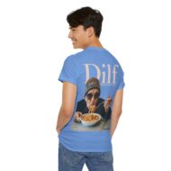 DILF - Digga ich liebe Fusilli | Backprint | Unisex Fit | Heavy Cotton Tee – Bild 24