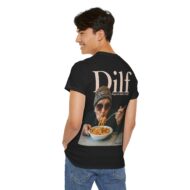 DILF - Digga ich liebe Fusilli | Backprint | Unisex Fit | Heavy Cotton Tee – Bild 16