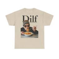DILF - Digga ich liebe Fusilli | Frontprint | Unisex Fit | Heavy Cotton Tee – Bild 10