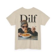 DILF - Digga ich liebe Fusilli | Backprint | Unisex Fit | Heavy Cotton Tee – Bild 3