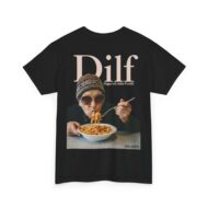 DILF - Digga ich liebe Fusilli | Backprint | Unisex Fit | Heavy Cotton Tee – Bild 14