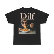 DILF - Digga ich liebe Fusilli | Backprint | Unisex Fit | Heavy Cotton Tee – Bild 13
