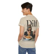 DILF - Digga ich liebe Fusilli | Backprint | Unisex Fit | Heavy Cotton Tee
