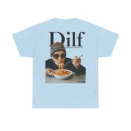 DILF - Digga ich liebe Fusilli | Backprint | Unisex Fit | Heavy Cotton Tee – Bild 17