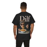 DILF - Digga ich liebe Fusilli | Backprint | Unisex Fit | Heavy Cotton Tee – Bild 15