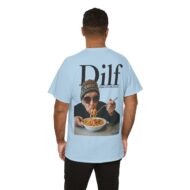 DILF - Digga ich liebe Fusilli | Backprint | Unisex Fit | Heavy Cotton Tee – Bild 19