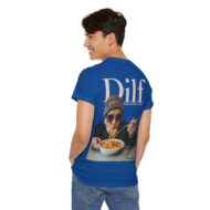 DILF - Digga ich liebe Fusilli | Backprint | Unisex Fit | Heavy Cotton Tee – Bild 28