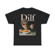 DILF - Digga ich liebe Fusilli | Frontprint | Unisex Fit | Heavy Cotton Tee – Bild 8