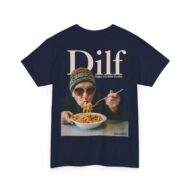 DILF - Digga ich liebe Fusilli | Backprint | Unisex Fit | Heavy Cotton Tee – Bild 7