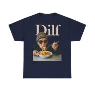 DILF - Digga ich liebe Fusilli | Frontprint | Unisex Fit | Heavy Cotton Tee – Bild 2