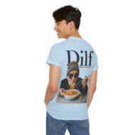 DILF - Digga ich liebe Fusilli | Backprint | Unisex Fit | Heavy Cotton Tee – Bild 20